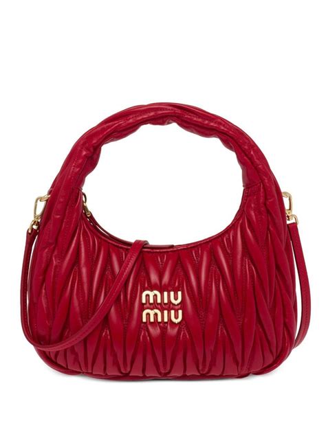 miu miu matelassé mini shoulder bag